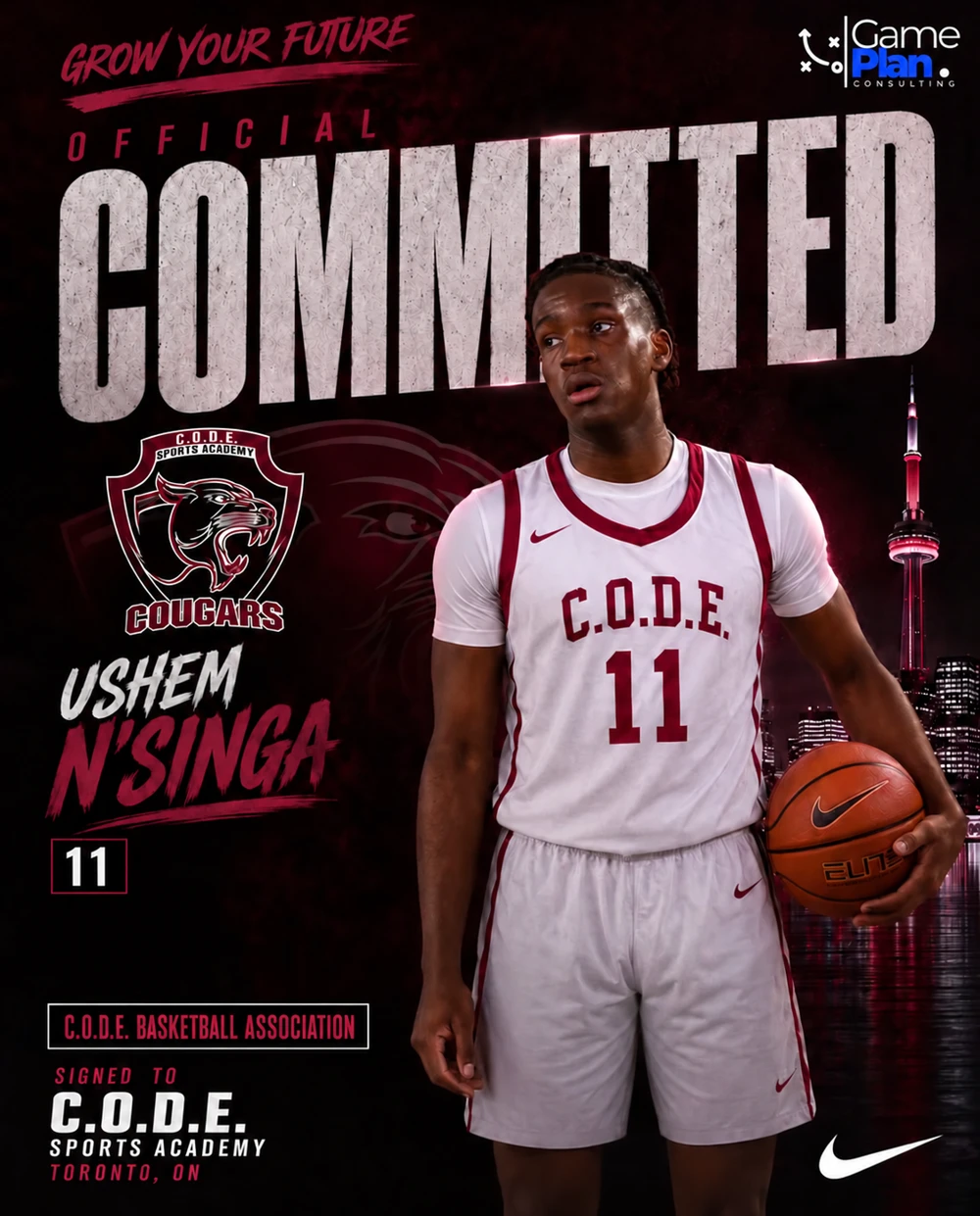Commitment — Ushem Nsinga — C.O.D.E. Sports Academy