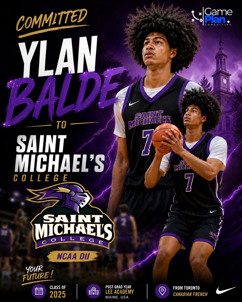 Commitment — Ylan Balde — Saint Michael’s College